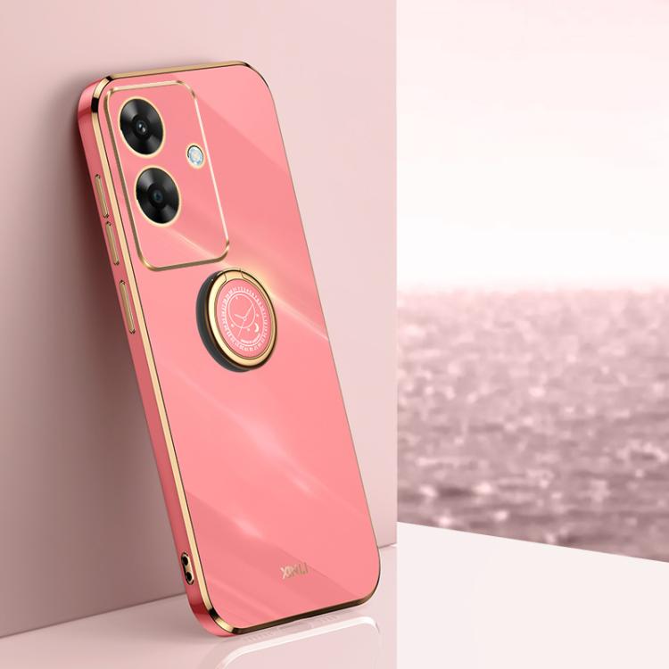 XINLI Straight Edge 6D Electroplate TPU Phone Case with Ring Holder, For Realme GT 8 Pro 5G, For Realme 15 5G Global, For Realme 14 5G Global, For Realme Neo7X, For Realme Neo7 SE, For Realme14 Pro+, For Realme C75, For Realme GT 7 Pro 5G              ...