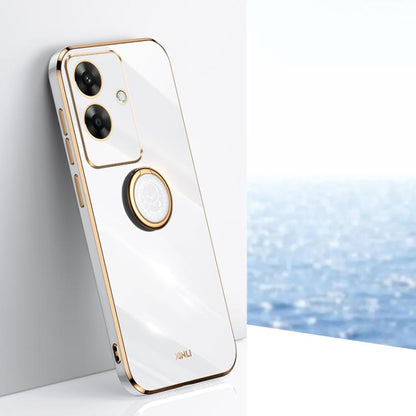 XINLI Straight Edge 6D Electroplate TPU Phone Case with Ring Holder, For Realme GT 8 Pro 5G, For Realme 15 5G Global, For Realme 14 5G Global, For Realme Neo7X, For Realme Neo7 SE, For Realme14 Pro+, For Realme C75, For Realme GT 7 Pro 5G              ...