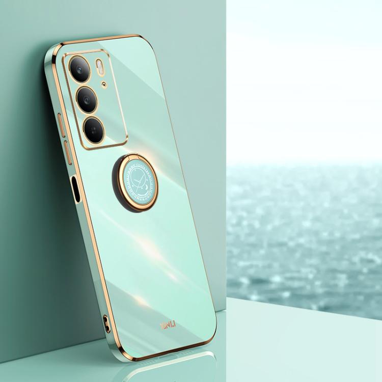 XINLI Straight Edge 6D Electroplate TPU Phone Case with Ring Holder, For Realme GT 8 Pro 5G, For Realme 15 5G Global, For Realme 14 5G Global, For Realme Neo7X, For Realme Neo7 SE, For Realme14 Pro+, For Realme C75, For Realme GT 7 Pro 5G              ...