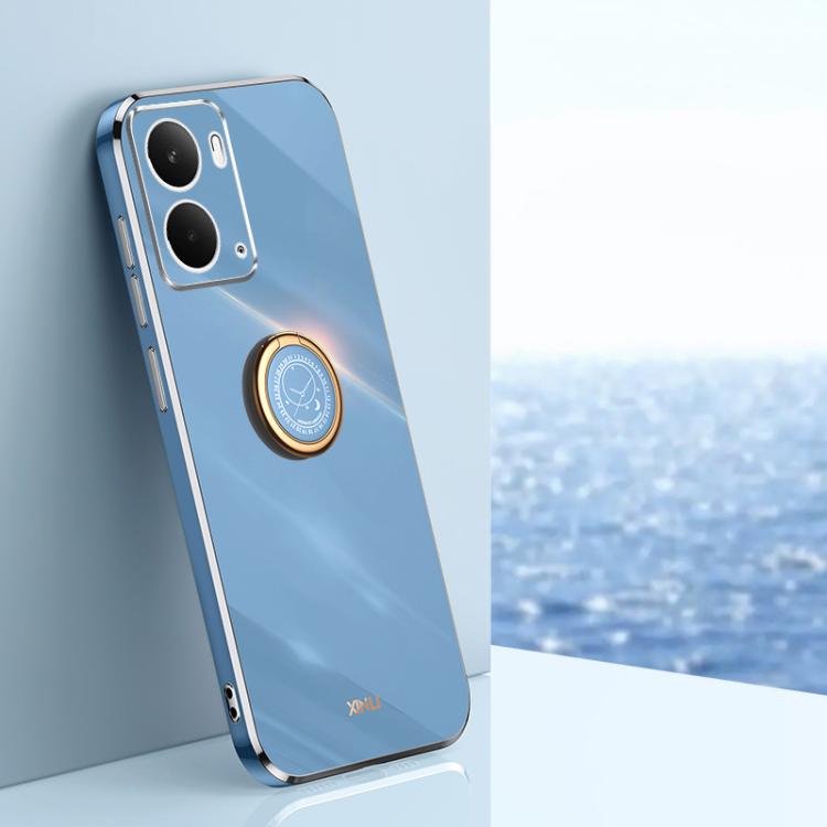 XINLI Straight Edge 6D Electroplate TPU Phone Case with Ring Holder, For Realme GT 8 Pro 5G, For Realme 15 5G Global, For Realme 14 5G Global, For Realme Neo7X, For Realme Neo7 SE, For Realme14 Pro+, For Realme C75, For Realme GT 7 Pro 5G              ...