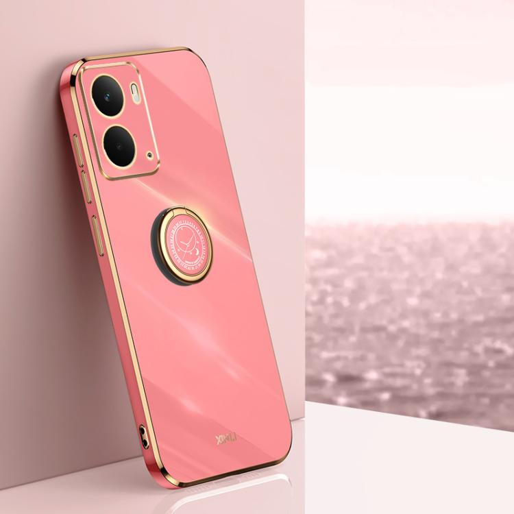 XINLI Straight Edge 6D Electroplate TPU Phone Case with Ring Holder, For Realme GT 8 Pro 5G, For Realme 15 5G Global, For Realme 14 5G Global, For Realme Neo7X, For Realme Neo7 SE, For Realme14 Pro+, For Realme C75, For Realme GT 7 Pro 5G              ...