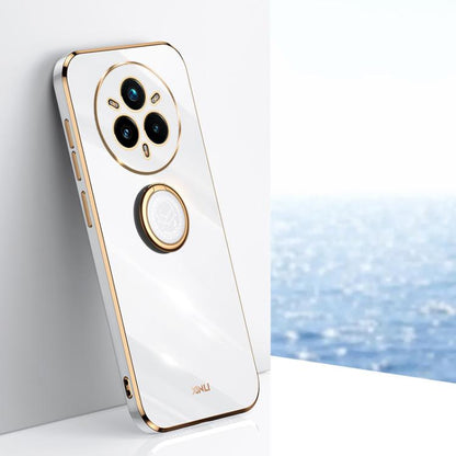 XINLI Straight Edge 6D Electroplate TPU Phone Case with Ring Holder, For Realme GT 8 Pro 5G, For Realme 15 5G Global, For Realme 14 5G Global, For Realme Neo7X, For Realme Neo7 SE, For Realme14 Pro+, For Realme C75, For Realme GT 7 Pro 5G              ...