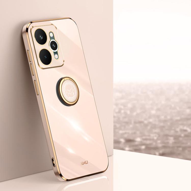XINLI Straight Edge 6D Electroplate TPU Phone Case with Ring Holder, For Realme GT 8 Pro 5G, For Realme 15 5G Global, For Realme 14 5G Global, For Realme Neo7X, For Realme Neo7 SE, For Realme14 Pro+, For Realme C75, For Realme GT 7 Pro 5G              ...