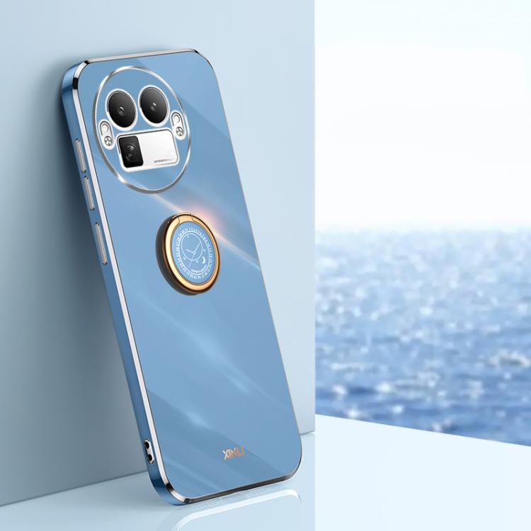 XINLI Straight Edge 6D Electroplate TPU Phone Case with Ring Holder, For Realme GT 8 Pro 5G, For Realme 15 5G Global, For Realme 14 5G Global, For Realme Neo7X, For Realme Neo7 SE, For Realme14 Pro+, For Realme C75, For Realme GT 7 Pro 5G              ...