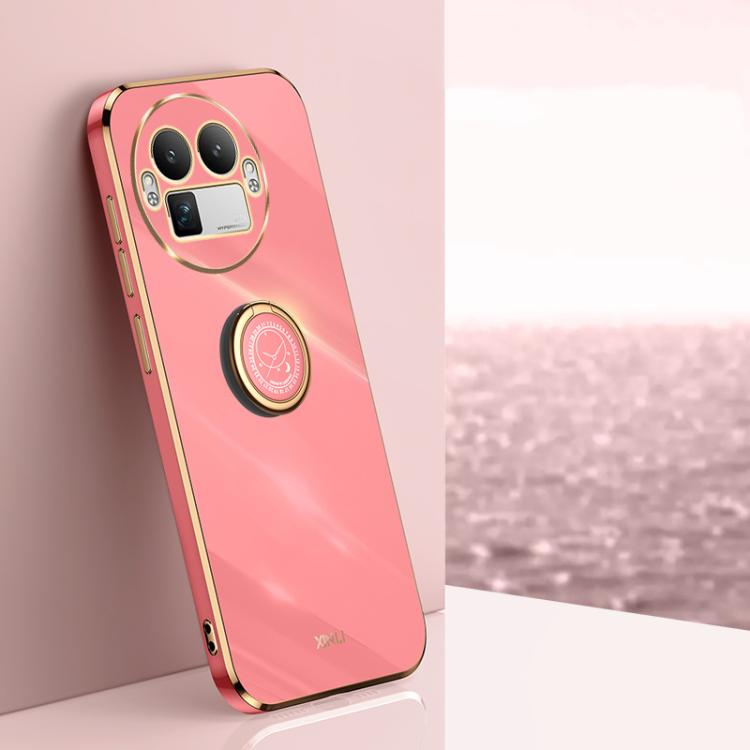 XINLI Straight Edge 6D Electroplate TPU Phone Case with Ring Holder, For Realme GT 8 Pro 5G, For Realme 15 5G Global, For Realme 14 5G Global, For Realme Neo7X, For Realme Neo7 SE, For Realme14 Pro+, For Realme C75, For Realme GT 7 Pro 5G              ...