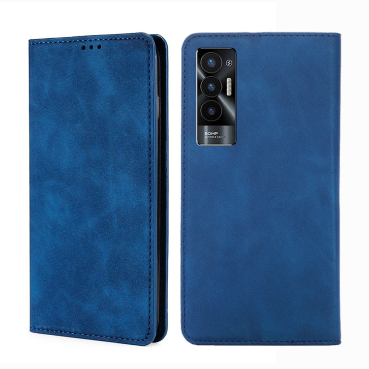 Skin Feel Magnetic Leather Phone Case, For Tecno Camon 20 Pro 4G, For Tecno Pova 5 Pro, For Tecno Camon 20 Premier 5G, For Tecno Pova Neo 3, For Tecno Camon 20 Pro 5G, For Tecno Pova 5