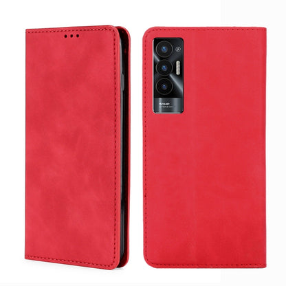 Skin Feel Magnetic Leather Phone Case, For Tecno Camon 20 Pro 4G, For Tecno Pova 5 Pro, For Tecno Camon 20 Premier 5G, For Tecno Pova Neo 3, For Tecno Camon 20 Pro 5G, For Tecno Pova 5