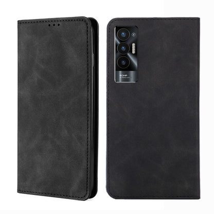 Skin Feel Magnetic Leather Phone Case, For Tecno Camon 20 Pro 4G, For Tecno Pova 5 Pro, For Tecno Camon 20 Premier 5G, For Tecno Pova Neo 3, For Tecno Camon 20 Pro 5G, For Tecno Pova 5