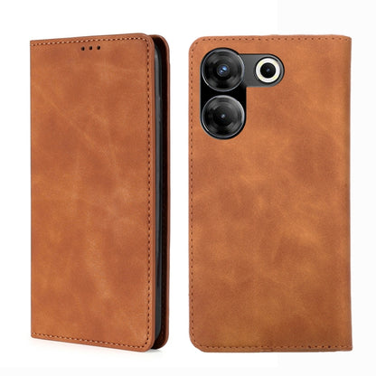 Skin Feel Magnetic Leather Phone Case, For Tecno Camon 20 Pro 4G, For Tecno Pova 5 Pro, For Tecno Camon 20 Premier 5G, For Tecno Pova Neo 3, For Tecno Camon 20 Pro 5G, For Tecno Pova 5