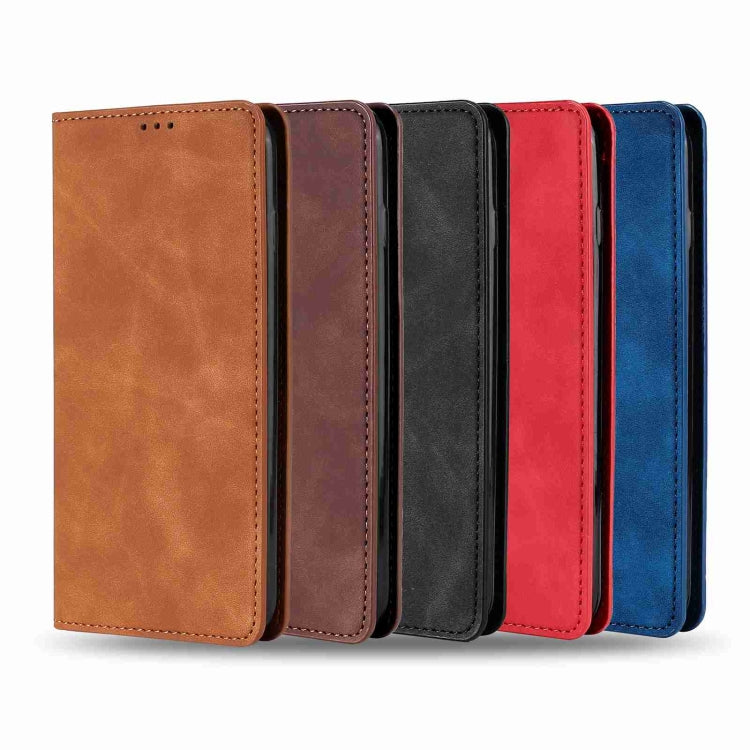 Skin Feel Magnetic Leather Phone Case, For Tecno Camon 20 Pro 4G, For Tecno Pova 5 Pro, For Tecno Camon 20 Premier 5G, For Tecno Pova Neo 3, For Tecno Camon 20 Pro 5G, For Tecno Pova 5