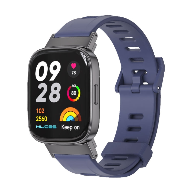 Mijobs Flat Hole Breathable TPU Watch Band, For Redmi Watch 3