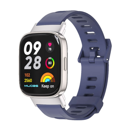 Mijobs Flat Hole Breathable TPU Watch Band, For Redmi Watch 3