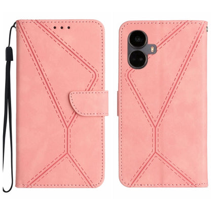 Stitching Embossed Leather Phone Case, For Realme C31, For Realme C55, For Realme 9i / OPPO A36 4G, For Realme 10 4G, For Realme 10 5G / 9i 5G, For Realme 10 Pro+, For Realme C33 2023 / 2022, For Realme C35