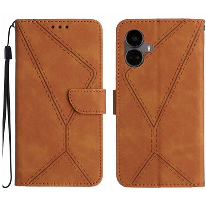 Stitching Embossed Leather Phone Case, For Realme C31, For Realme C55, For Realme 9i / OPPO A36 4G, For Realme 10 4G, For Realme 10 5G / 9i 5G, For Realme 10 Pro+, For Realme C33 2023 / 2022, For Realme C35