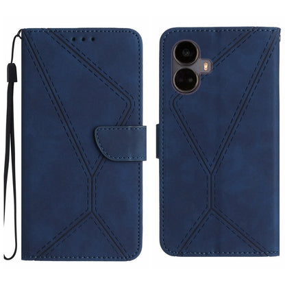 Stitching Embossed Leather Phone Case, For Realme C31, For Realme C55, For Realme 9i / OPPO A36 4G, For Realme 10 4G, For Realme 10 5G / 9i 5G, For Realme 10 Pro+, For Realme C33 2023 / 2022, For Realme C35