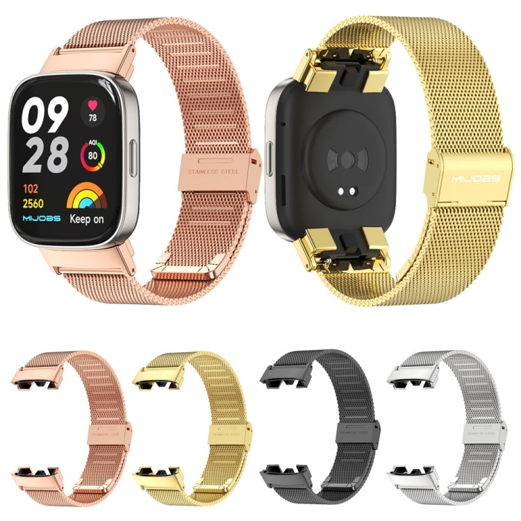 Mijobs Milan Buckle Metal Watch Band, For Redmi Watch 3