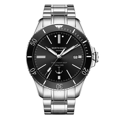 NORTH EDGE ANCHOR Montre mécanique étanche 100m pour homme, ANCHOR