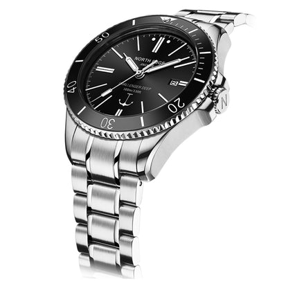 NORTH EDGE ANCHOR Montre mécanique étanche 100m pour homme, ANCHOR