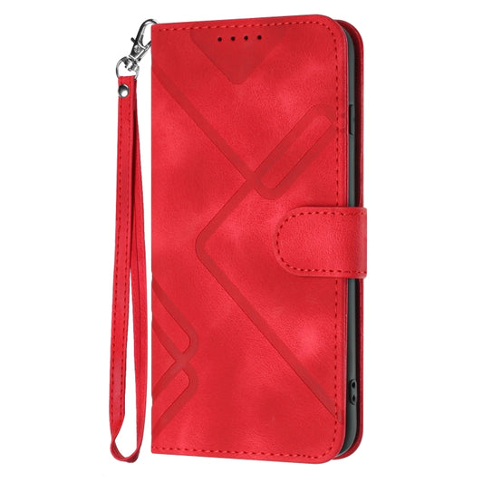 Line Pattern Skin Feel Leather Phone Case, For Motorola Moto E22, For Motorola Edge 30 Neo, For Motorola Moto G32, For Motorola Moto G42, For Motorola Moto G52, For Motorola Moto G22, For Motorola Moto E20 / E30 / E40, For Motorola Moto E7 Power
