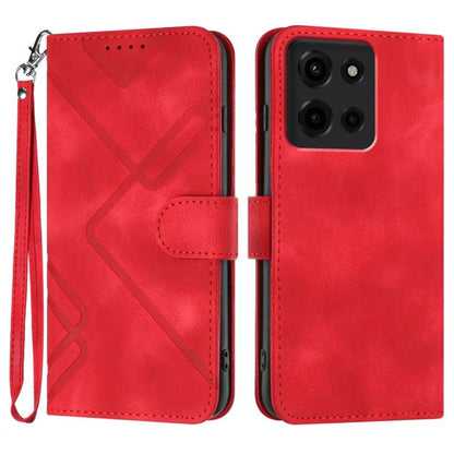 Line Pattern Skin Feel Leather Phone Case, For Motorola Moto G05, For Motorola Moto G15, For Motorola Moto G 2025, For Motorola Moto G Play 2025 / G Power 2025, For Motorola Moto G75 5G, For Motorola Moto G35, For Motorola Moto G55                     ...
