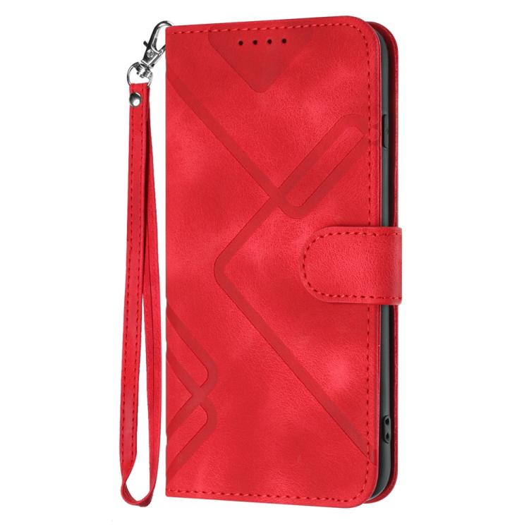 Line Pattern Skin Feel Leather Phone Case, For Motorola Moto G05, For Motorola Moto G15, For Motorola Moto G 2025, For Motorola Moto G Play 2025 / G Power 2025, For Motorola Moto G75 5G, For Motorola Moto G35, For Motorola Moto G55                     ...