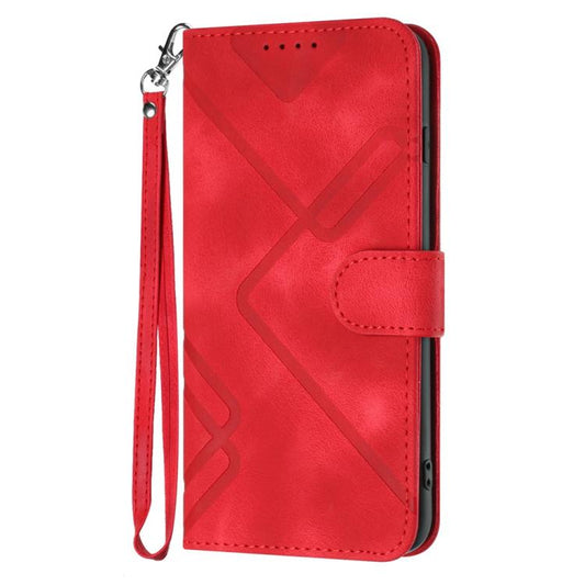 Line Pattern Skin Feel Leather Phone Case, For Motorola Moto G05, For Motorola Moto G15, For Motorola Moto G 2025, For Motorola Moto G Play 2025 / G Power 2025, For Motorola Moto G75 5G, For Motorola Moto G35, For Motorola Moto G55                     ...