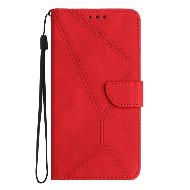 Stitching Embossed Leather Phone Case, For Motorola Moto G Power 2022
