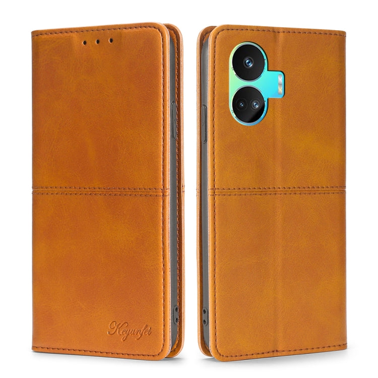 Cow Texture Magnetic Leather Phone Case, For Realme 12 Pro 5G, For Realme GT5 Pro 5G, For Realme 11 5G, For Realme 11 Pro / 11 Pro+ 5G, For Realme C65 4G, For Realme GT Neo5 SE