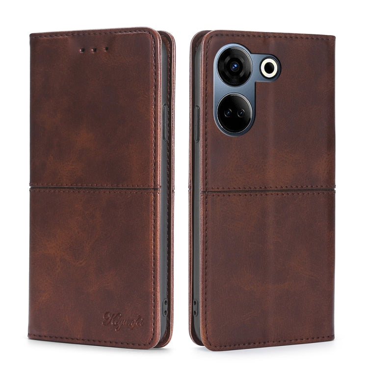 Cow Texture Magnetic Leather Phone Case, For Tecno Pova Curve 2 5G, For Tecno Camon 50 Pro 4G, For Tecno Camon 50 4G, For Tecno Pova Slim 5G / Spark Slim 4G, For Tecno Pova 7 Pro, For Tecno Pova 7 5G, For Tecno Spark 40 Pro+ 4G, For Tecno Spark 40 Pro ...