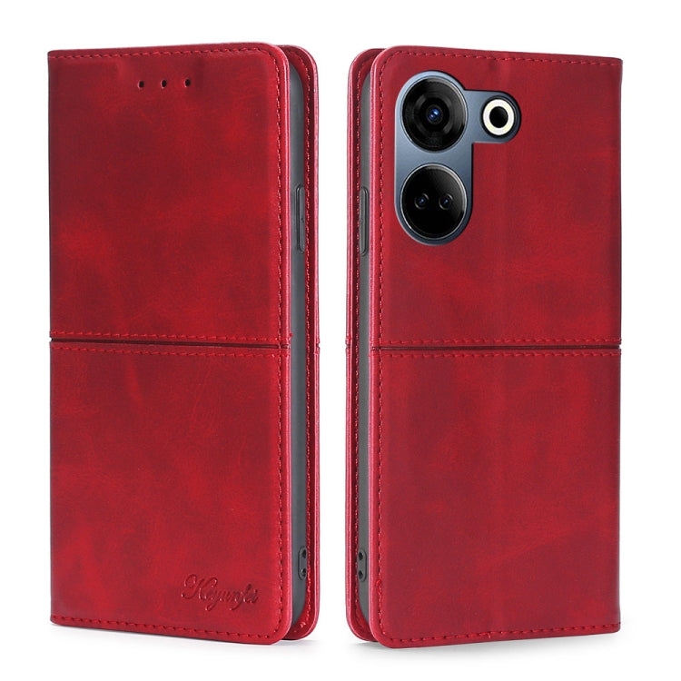 Cow Texture Magnetic Leather Phone Case, For Tecno Pova Curve 2 5G, For Tecno Camon 50 Pro 4G, For Tecno Camon 50 4G, For Tecno Pova Slim 5G / Spark Slim 4G, For Tecno Pova 7 Pro, For Tecno Pova 7 5G, For Tecno Spark 40 Pro+ 4G, For Tecno Spark 40 Pro ...