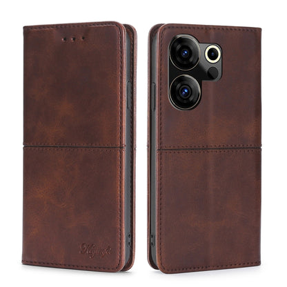 Cow Texture Magnetic Leather Phone Case, For Tecno Pova Curve 2 5G, For Tecno Camon 50 Pro 4G, For Tecno Camon 50 4G, For Tecno Pova Slim 5G / Spark Slim 4G, For Tecno Pova 7 Pro, For Tecno Pova 7 5G, For Tecno Spark 40 Pro+ 4G, For Tecno Spark 40 Pro ...
