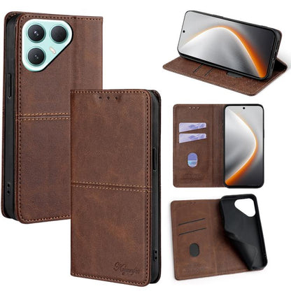 Cow Texture Magnetic Leather Phone Case, For Tecno Pova Curve 2 5G, For Tecno Camon 50 Pro 4G, For Tecno Camon 50 4G, For Tecno Pova Slim 5G / Spark Slim 4G, For Tecno Pova 7 Pro, For Tecno Pova 7 5G, For Tecno Spark 40 Pro+ 4G, For Tecno Spark 40 Pro ...