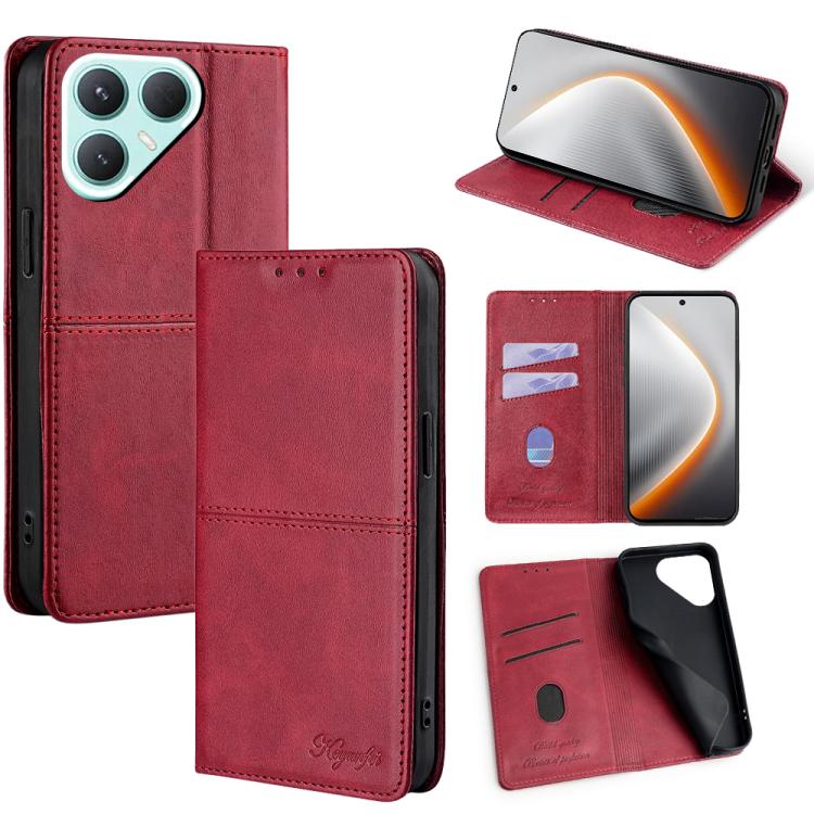 Cow Texture Magnetic Leather Phone Case, For Tecno Pova Curve 2 5G, For Tecno Camon 50 Pro 4G, For Tecno Camon 50 4G, For Tecno Pova Slim 5G / Spark Slim 4G, For Tecno Pova 7 Pro, For Tecno Pova 7 5G, For Tecno Spark 40 Pro+ 4G, For Tecno Spark 40 Pro ...