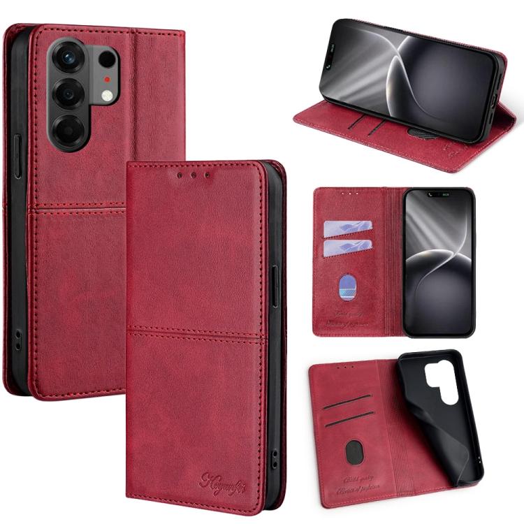 Cow Texture Magnetic Leather Phone Case, For Tecno Pova Curve 2 5G, For Tecno Camon 50 Pro 4G, For Tecno Camon 50 4G, For Tecno Pova Slim 5G / Spark Slim 4G, For Tecno Pova 7 Pro, For Tecno Pova 7 5G, For Tecno Spark 40 Pro+ 4G, For Tecno Spark 40 Pro ...