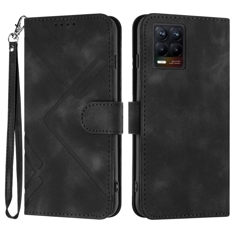 Line Pattern Skin Feel Leather Phone Case, For Realme GT7 Pro, For Realme 13 Pro / 13 Pro+ Global, For Realme GT 6 / GT 6T, For Realme C63 / C61 Global, For Realme  12 Lite / C67 4G Global, For Realme GT5 Pro, For Realme 10 Pro, For Realme 10 Pro+     ...