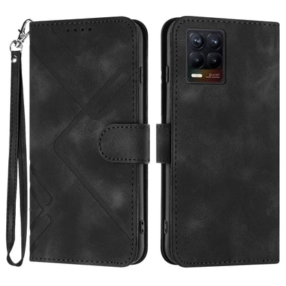 Line Pattern Skin Feel Leather Phone Case, For Realme GT7 Pro, For Realme 13 Pro / 13 Pro+ Global, For Realme GT 6 / GT 6T, For Realme C63 / C61 Global, For Realme  12 Lite / C67 4G Global, For Realme GT5 Pro, For Realme 10 Pro, For Realme 10 Pro+     ...