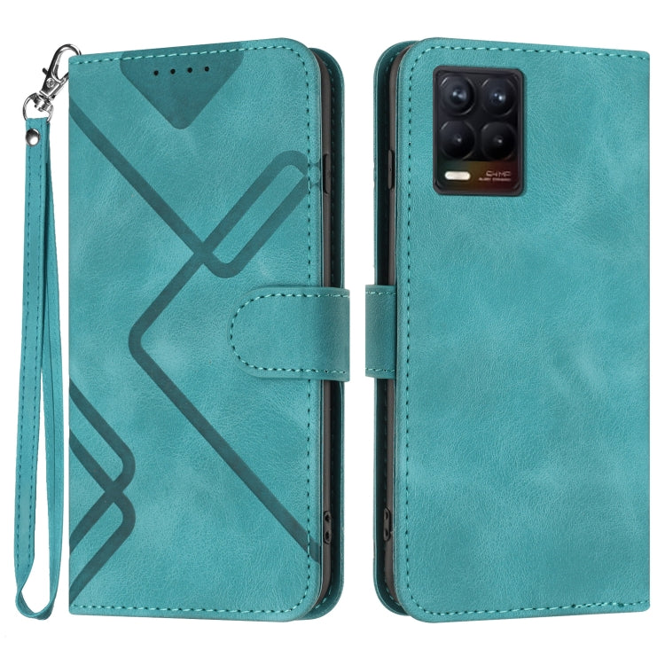 Line Pattern Skin Feel Leather Phone Case, For Realme GT7 Pro, For Realme 13 Pro / 13 Pro+ Global, For Realme GT 6 / GT 6T, For Realme C63 / C61 Global, For Realme  12 Lite / C67 4G Global, For Realme GT5 Pro, For Realme 10 Pro, For Realme 10 Pro+     ...