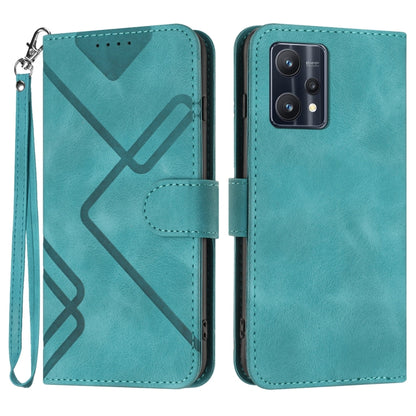 Line Pattern Skin Feel Leather Phone Case, For Realme GT7 Pro, For Realme 13 Pro / 13 Pro+ Global, For Realme GT 6 / GT 6T, For Realme C63 / C61 Global, For Realme  12 Lite / C67 4G Global, For Realme GT5 Pro, For Realme 10 Pro, For Realme 10 Pro+     ...