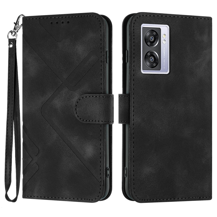 Line Pattern Skin Feel Leather Phone Case, For Realme GT7 Pro, For Realme 13 Pro / 13 Pro+ Global, For Realme GT 6 / GT 6T, For Realme C63 / C61 Global, For Realme  12 Lite / C67 4G Global, For Realme GT5 Pro, For Realme 10 Pro, For Realme 10 Pro+     ...