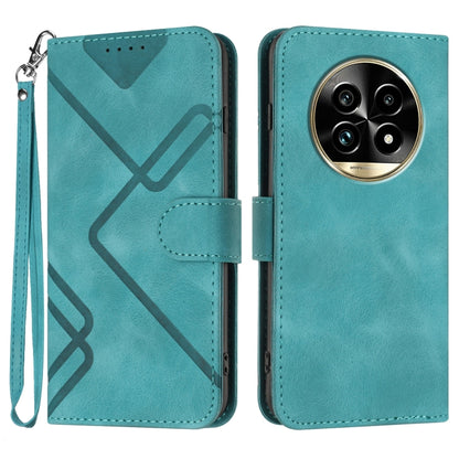 Line Pattern Skin Feel Leather Phone Case, For Realme GT7 Pro, For Realme 13 Pro / 13 Pro+ Global, For Realme GT 6 / GT 6T, For Realme C63 / C61 Global, For Realme  12 Lite / C67 4G Global, For Realme GT5 Pro, For Realme 10 Pro, For Realme 10 Pro+     ...