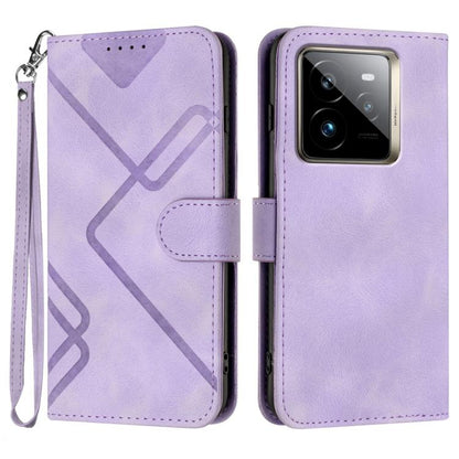Line Pattern Skin Feel Leather Phone Case, For Realme GT7 Pro, For Realme 13 Pro / 13 Pro+ Global, For Realme GT 6 / GT 6T, For Realme C63 / C61 Global, For Realme  12 Lite / C67 4G Global, For Realme GT5 Pro, For Realme 10 Pro, For Realme 10 Pro+     ...