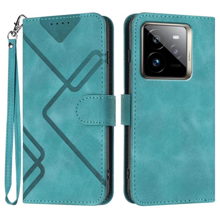 Line Pattern Skin Feel Leather Phone Case, For Realme GT7 Pro, For Realme 13 Pro / 13 Pro+ Global, For Realme GT 6 / GT 6T, For Realme C63 / C61 Global, For Realme  12 Lite / C67 4G Global, For Realme GT5 Pro, For Realme 10 Pro, For Realme 10 Pro+     ...