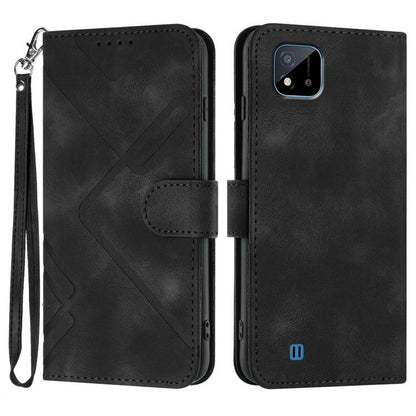 Line Pattern Skin Feel Leather Phone Case, For Realme GT7 Pro, For Realme 13 Pro / 13 Pro+ Global, For Realme GT 6 / GT 6T, For Realme C63 / C61 Global, For Realme  12 Lite / C67 4G Global, For Realme GT5 Pro, For Realme 10 Pro, For Realme 10 Pro+     ...