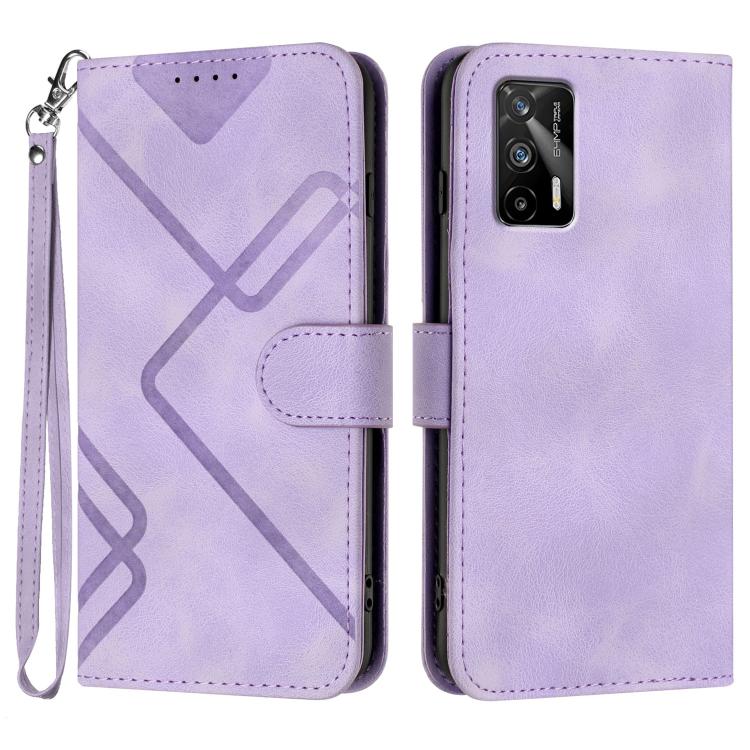 Line Pattern Skin Feel Leather Phone Case, For Realme GT7 Pro, For Realme 13 Pro / 13 Pro+ Global, For Realme GT 6 / GT 6T, For Realme C63 / C61 Global, For Realme  12 Lite / C67 4G Global, For Realme GT5 Pro, For Realme 10 Pro, For Realme 10 Pro+     ...