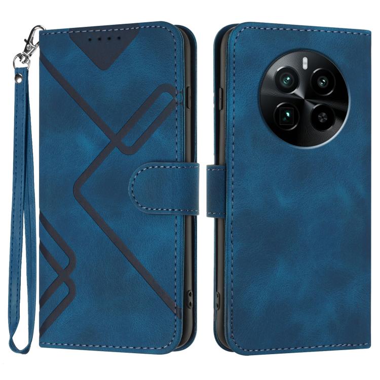 Line Pattern Skin Feel Leather Phone Case, For Realme GT7 Pro, For Realme 13 Pro / 13 Pro+ Global, For Realme GT 6 / GT 6T, For Realme C63 / C61 Global, For Realme  12 Lite / C67 4G Global, For Realme GT5 Pro, For Realme 10 Pro, For Realme 10 Pro+     ...