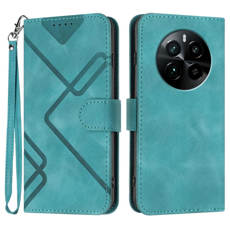 Line Pattern Skin Feel Leather Phone Case, For Realme GT7 Pro, For Realme 13 Pro / 13 Pro+ Global, For Realme GT 6 / GT 6T, For Realme C63 / C61 Global, For Realme  12 Lite / C67 4G Global, For Realme GT5 Pro, For Realme 10 Pro, For Realme 10 Pro+     ...