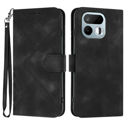 Line Pattern Skin Feel Leather Phone Case, For Realme 16T 5G, For Realme C100 4G, For Realme 15x 5G India / Realme C85 5G, For Realme P4 Pro 5G, For Realme P4 5G, For Realme 15T 5G, For Realme C71 India, For Realme 15 5G / Realme 15 Pro 5G             ...