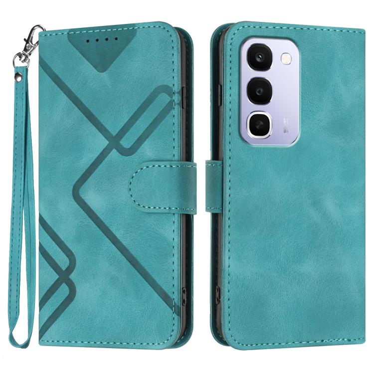 Line Pattern Skin Feel Leather Phone Case, For Realme 16T 5G, For Realme C100 4G, For Realme 15x 5G India / Realme C85 5G, For Realme P4 Pro 5G, For Realme P4 5G, For Realme 15T 5G, For Realme C71 India, For Realme 15 5G / Realme 15 Pro 5G             ...