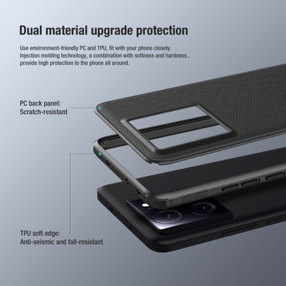 NILLKIN Frosted Shield Pro PC + TPU Phone Case, For Xiaomi Redmi K60 Ultra
