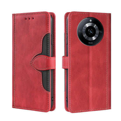 Skin Feel Magnetic Buckle Leather Phone Case, For Realme 12 Pro 5G, For Realme GT5 Pro 5G, For Realme 11 5G, For Realme 11 Pro / 11 Pro+ 5G, For Realme C65 4G, For Realme GT Neo5 SE